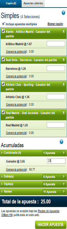 william hill cupon